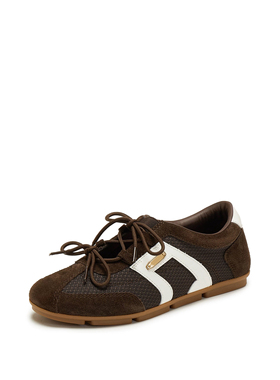 商场同款2026新芭蕾音符德训鞋平底鞋时尚芭蕾舞鞋女鞋子EJR02AA6