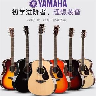 FG830 雅马哈F310 FG800 100C JR2民谣初学入门级吉他yamaha F600