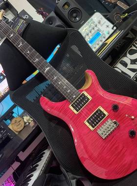 PRS电吉他SE Custom24 单摇摇滚金属 魅力粉