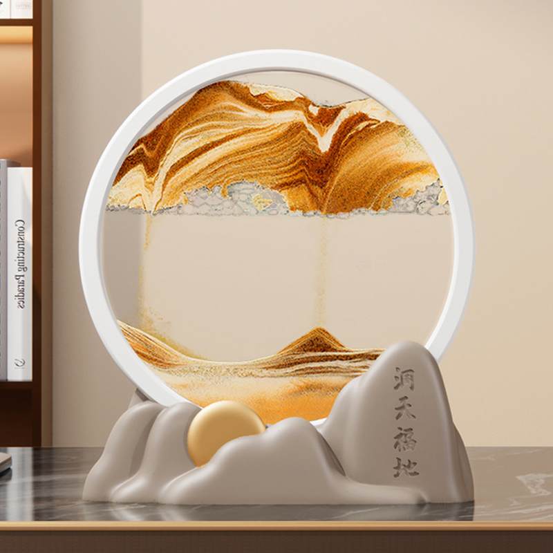 祝福现代简约创意流沙摆件