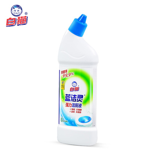 白猫蓝洁灵强力弯头洁厕液500g洁厕灵液宝洗厕所除臭抑菌G