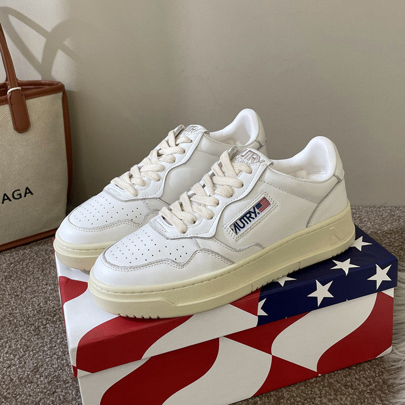 顶版韩版网红autry小白鞋女2025春新款真皮百搭平底运动休闲板鞋,女鞋,休闲板鞋,淘宝优惠券,粉丝福利购,淘宝优惠卷
