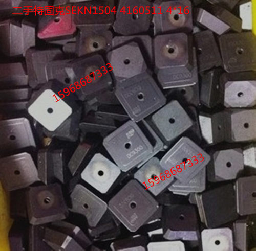 二手铣刀片特固克 SEKN1504AFN 4160511铣床四方刀片加工熟铁铸铁