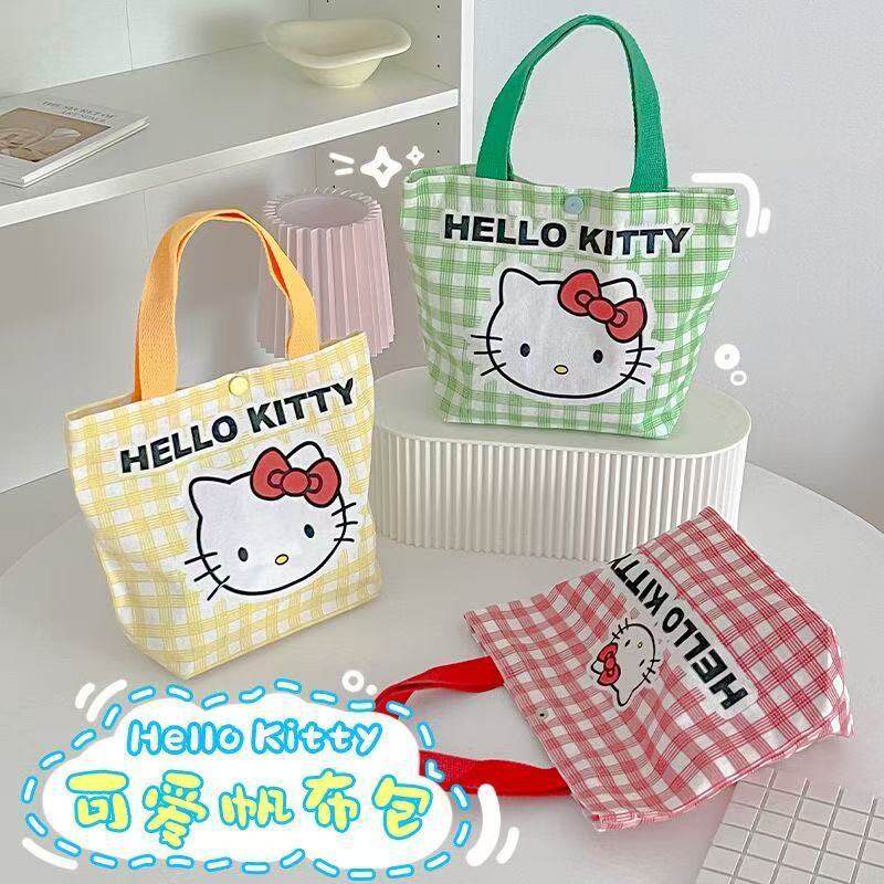 新款kitty猫帆布包女士手拎手提