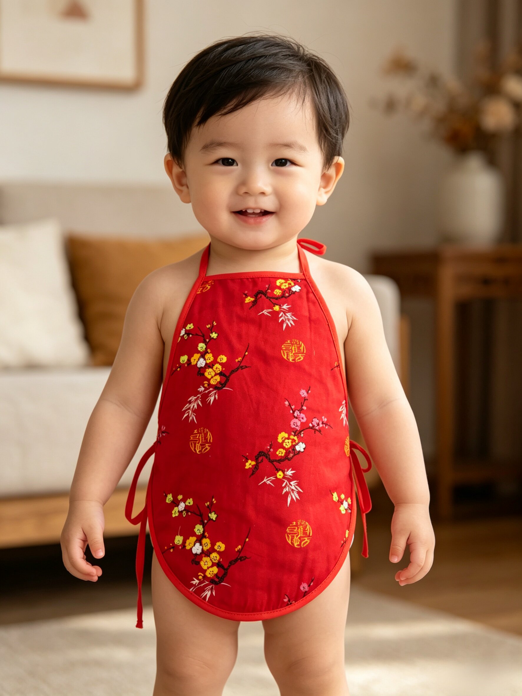 艾绒肚兜宝宝成人小孩婴儿肚围保健艾绒布艺多种花色艾草肚兜