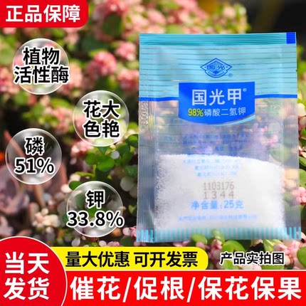 国光磷酸二氢钾肥料植物花卉专用叶面肥君子兰大量元素水溶肥通用