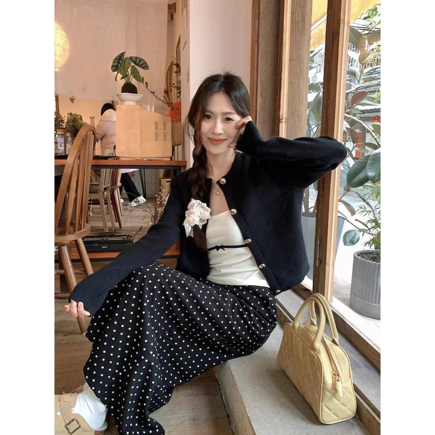 小香风套装女春季韩系短
