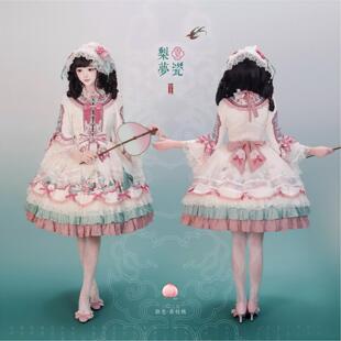 厂源直销全款梨园梦瓷dress全新正品LULLABY摇篮曲梨园梦瓷Lolita