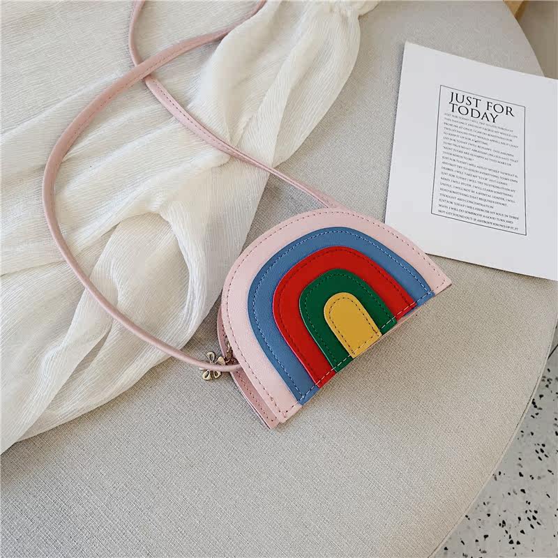 Rainbow children Bag princess Western style Inclined shoulder bag knapsack fashion lovely baby Casual Bags coin pursein the Leather/Lady bags/Men's bag, Ms. bags  category - from Buy2taobao.com to provide professional Taobao agent buy service