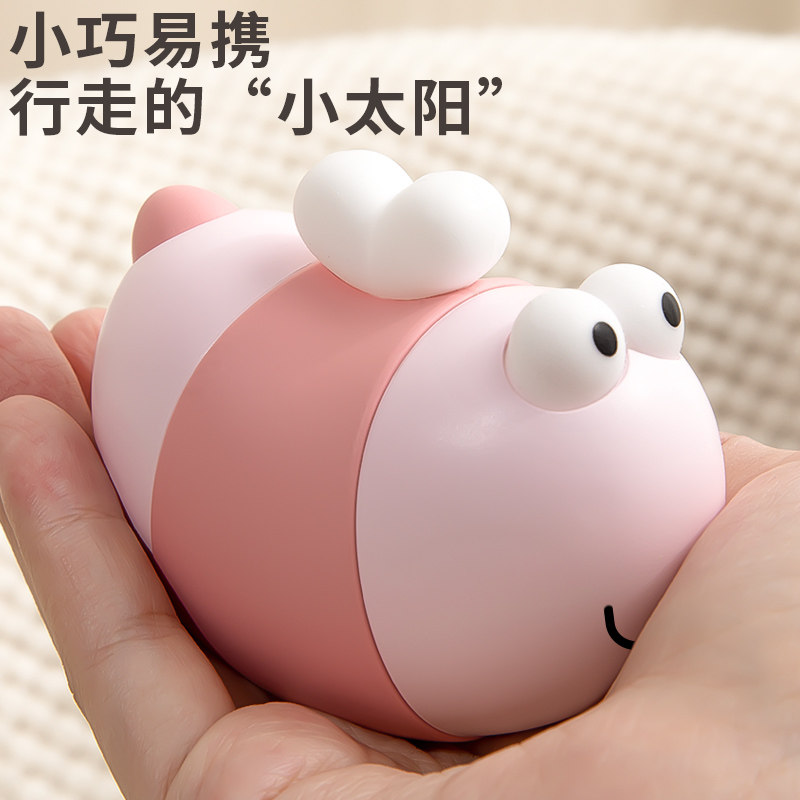 萌宠可爱小蜜蜂暖手宝USB充电冬天暖手神器冬天送女友迷你便携