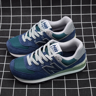 豪新百伦斯凯男鞋2024新款春秋季运动鞋舒适透气574n字跑步鞋女鞋