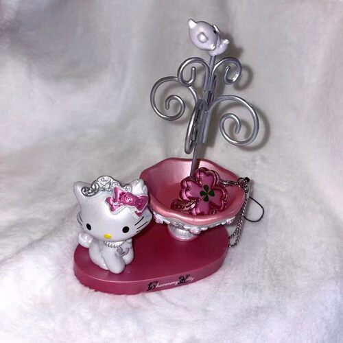 可爱少女心凯蒂猫首饰收纳架