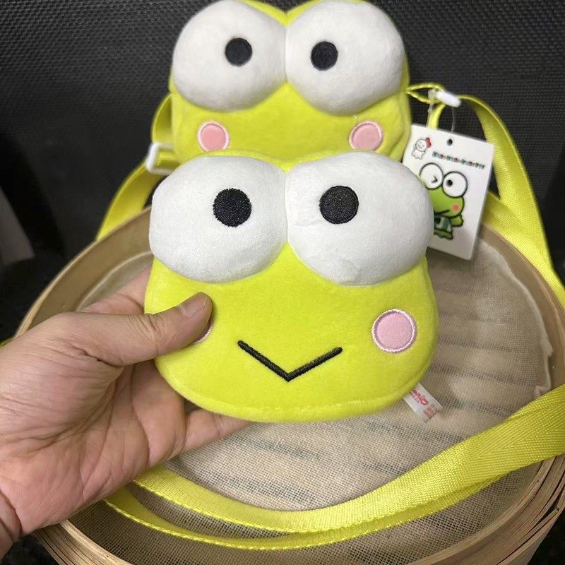 少女心可爱大眼青蛙可洛比零钱包斜挎包毛绒公仔儿童卡通包小包,玩具/童车/益智/积木/模型,毛绒/玩偶/公仔/布艺类玩具,淘宝优惠券,粉丝福利购,淘宝优惠卷