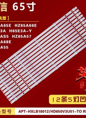 适用海信H65E3A H65E3A-Y H265AS5 HZ65A57 HZ65A55 HZ65A68E灯条
