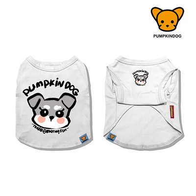 PUMPKINDOG 雪纳瑞纯棉背心西高地短袖T恤睡衣小中型狗狗宠物衣服
