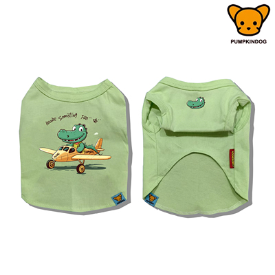 PUMPKINDOG 雪纳瑞纯棉背心西高地短袖T恤睡衣小中型狗狗宠物衣服