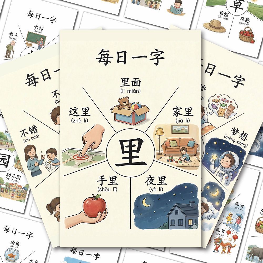 幼儿看图识字启蒙贴纸