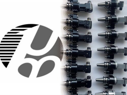 BT40一ER11侧铣头角度头万向角度头BT50一ER32一90直角铣头新能源