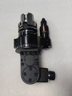 HSK63A一ER32万向角度头锯片FMB22双刀盘侧铣头45度60度Z字角度头