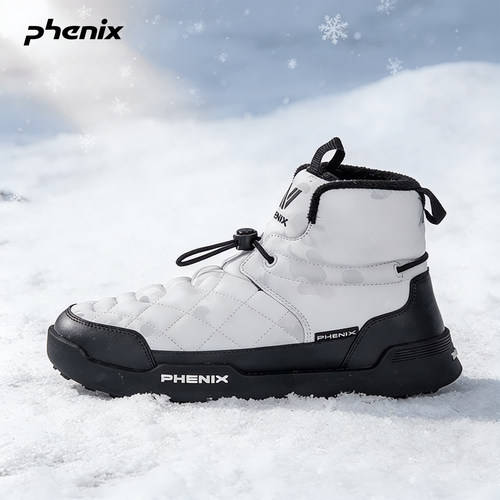 phenix户外高帮雪地靴加棉防水