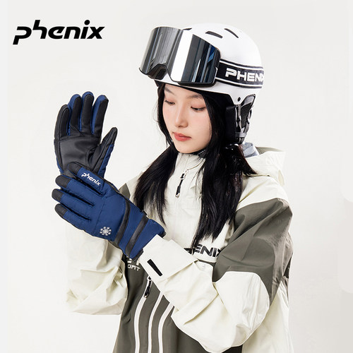 Phenix单双板防风保暖滑雪手套
