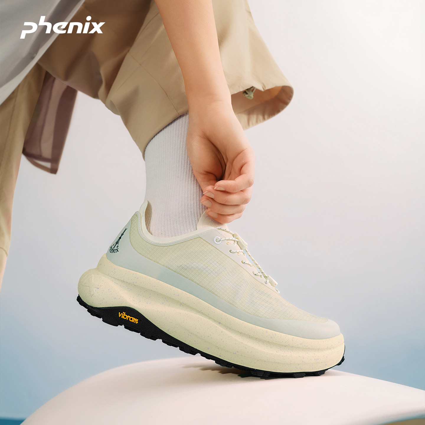 phenix菲尼克斯vibram大底越野休闲鞋男女2026户外透气耐磨运动鞋