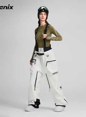 phenix菲尼克斯SP27背带滑雪裤男女2025新款单双板防水透湿背带裤
