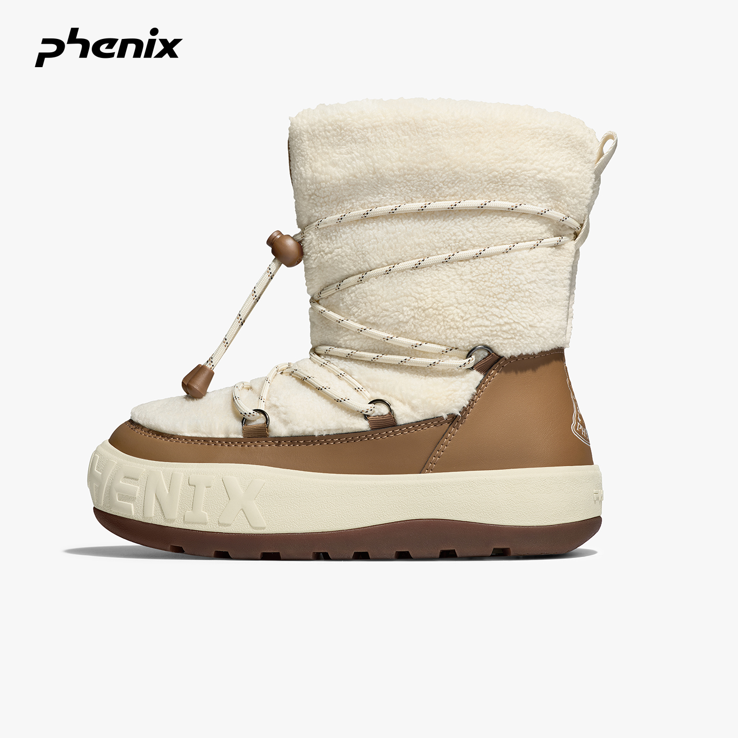 phenix户外加绒高帮厚底雪地靴