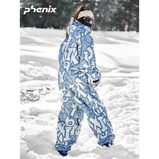 户外防水保暖外套 单板滑雪服宽松版 phenix菲尼克斯X niX男女款