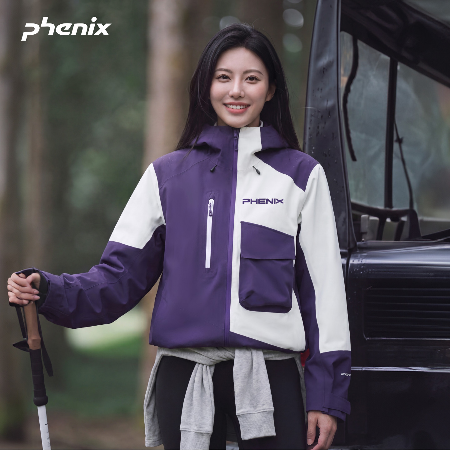 phenix菲尼克斯户外3L全压胶防风冲锋衣男女2026防水透湿运动外套