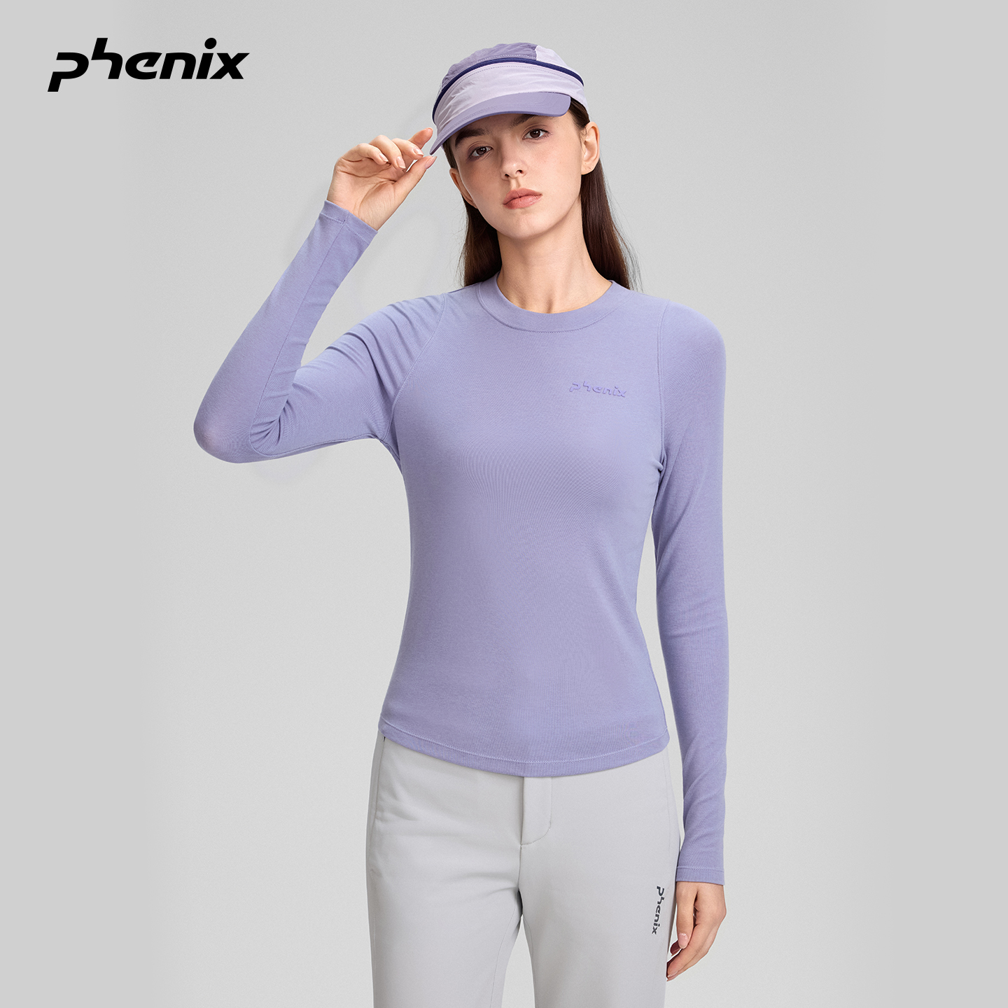 phenix美利奴混纺羊毛长袖T恤女