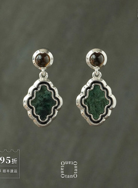 OTANO Kusuma耳环 纯银宝石原创小众设计师气质高级感耳坠 默叙