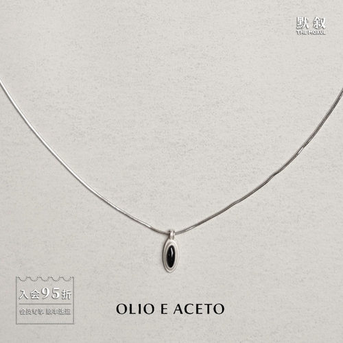 OLIOEACETO纯银卫星吊坠项链