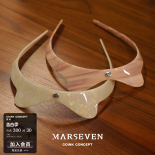 原创设计气质造型气质百搭可调节发饰 MARSEVEN 蝴蝶结发箍