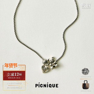 PICNIQUE x RandomPiece 小熊抱抱爱心项链 原创小众设计 默叙