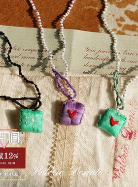 VALERIEDONATI丝绸护身符项链