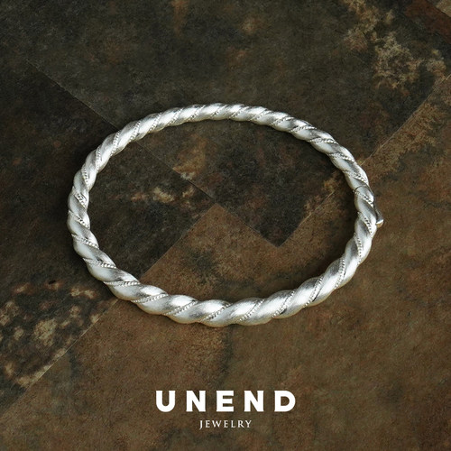 UNEND纯银Vine织蔓手镯