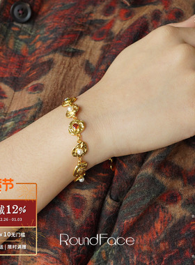ROUNDFACE Token信物手链 纯银原创设计小众度假串珠手串 默叙