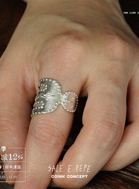 SALEEPEPE纯银瑜伽人戒指