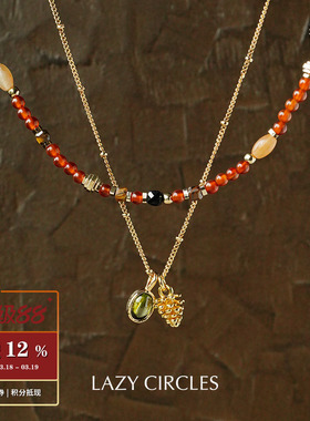 红运满满松果套组项链