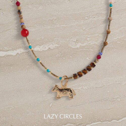 LAZYCIRCLES小马博物馆项链