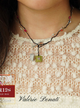 VALERIEDONATI小花护身符项链