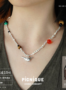 PICNIQUE小鸟与果实项链