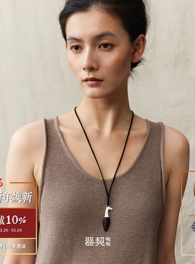 QIQI器契信物游马绳结长项链