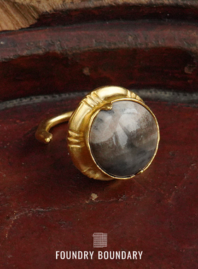 FOUNDRY BOUNDARY 穹顶戒指 纯银原创小众设计师开口戒 默叙