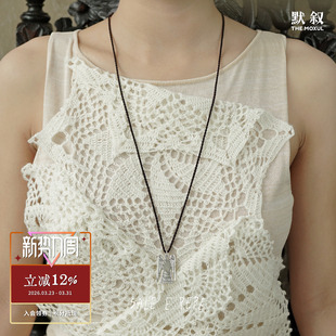 纯银天使编绳项链 PEPE胡椒盐 925银原创小众设计师银饰 SALE