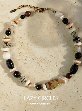 LAZYCIRCLES弗雷曼串珠项链