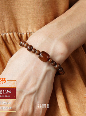 QIQI器契游乐黑檀乌金手串