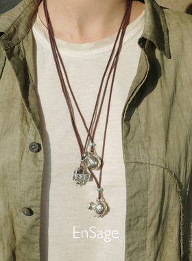 游壶游瓶方形壶饰项链