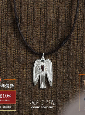 SALEEPEPE纯银风信鸟编绳项链